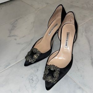 Manolo blahnik hangisi 39.5 black